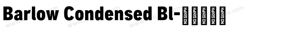 Barlow Condensed Bl字体转换